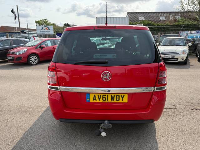 2012 Vauxhall Zafira 1.7 ZAFIRA EXCLUSIV CDTI ECOFLEX **7 SEATER**