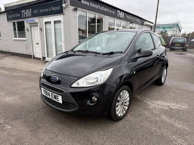 Ford Ka 1.2 KA ZETEC Hatchback Petrol Black