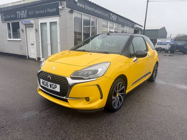Ds Ds 3 1.2 DS3 PRESTIGE PURETECH CONVERTIBLE **£20 ROAD TAX** Convertible Petrol Yellow