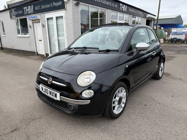 Fiat 500 1.2 500 C LOUNGE CONVERTIBLE **£35 ROAD TAX** Convertible Petrol Black