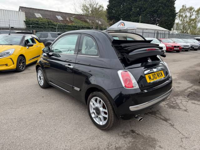 2010 Fiat 500 1.2 500 C LOUNGE CONVERTIBLE **£35 ROAD TAX**